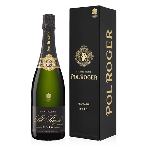 Send Pol Roger Brut Vintage 2016 75cl - Pol Vintage Champagne Gift Online